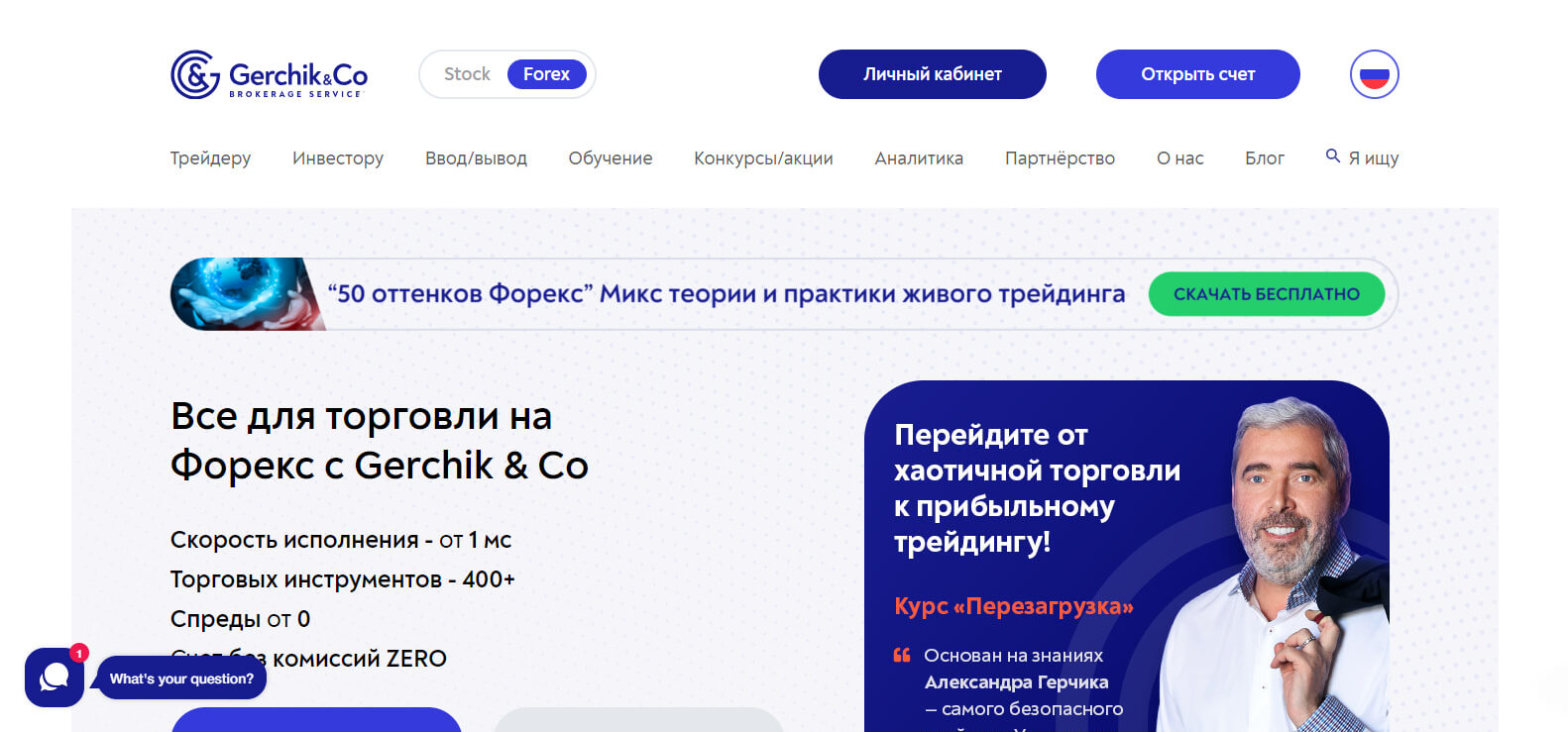 Gerchik & Co website screenshot